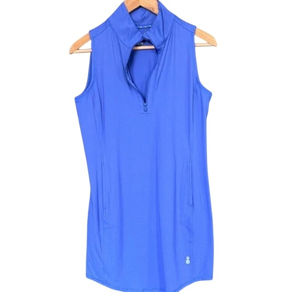 Tommy Bahama Island Zone Sleeveless Zip-Up Dress size Large - Picture 2 of 7